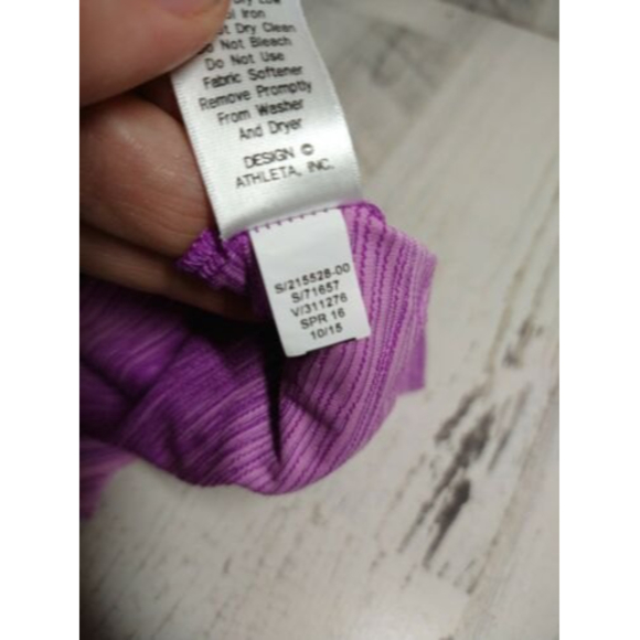 Athleta Stride Crunch and Punch Tank Jazzy Purple Size Small Excellent Athletic - Picture 5 of 5